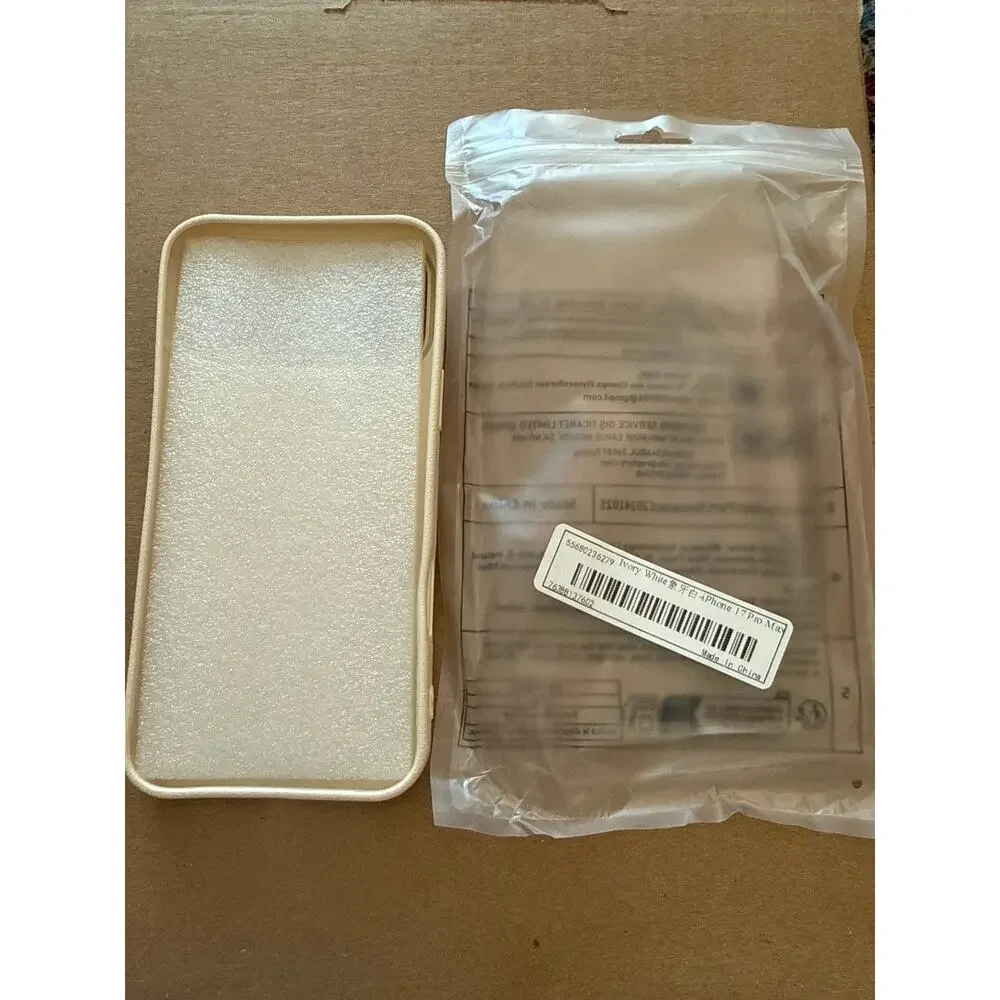 NWT iPhone 17 Pro Max Snap On Case Floral Beige And Pink